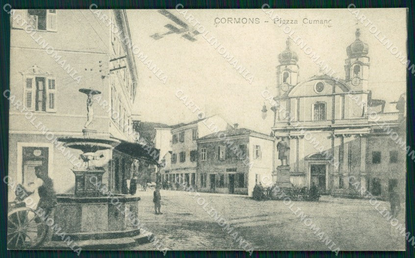 Gorizia Cormons RIFILATA cartolina QZ9868 – fronte