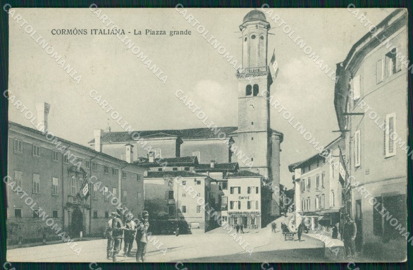 Gorizia Cormons Militari cartolina QZ9870 – fronte