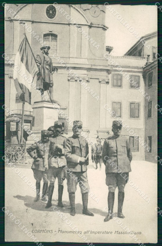 Gorizia Cormons Militari cartolina QZ9872 – fronte