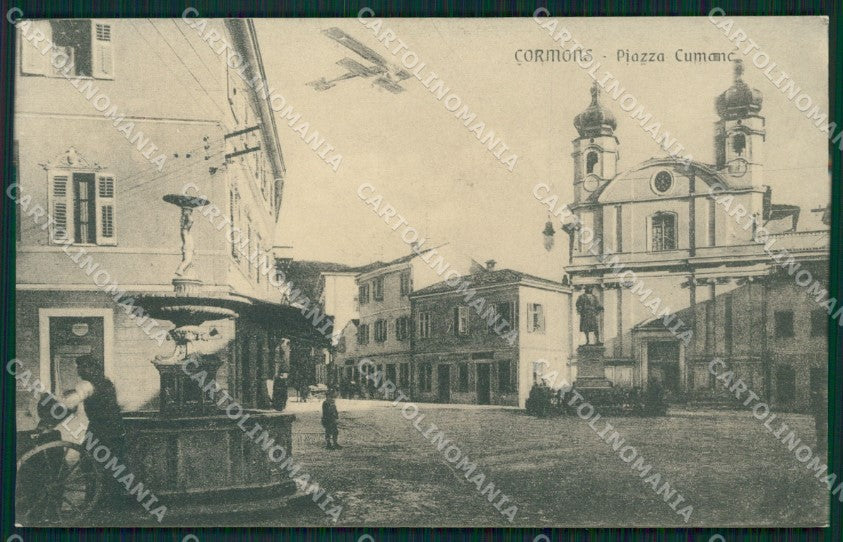 Gorizia Cormons RIFILATA cartolina QZ9873 – fronte