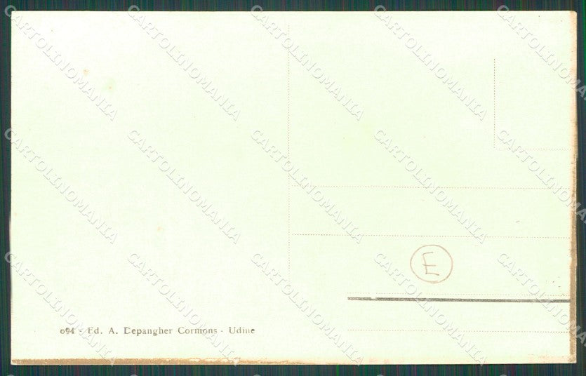 Gorizia Cormons RIFILATA cartolina QZ9878 – retro