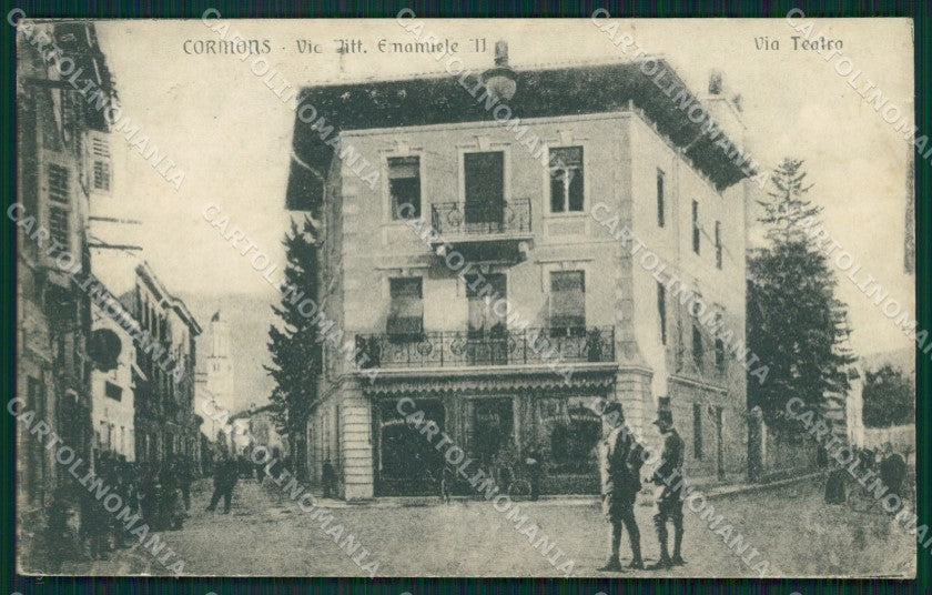 Gorizia Cormons RIFILATA cartolina QZ9879 – fronte