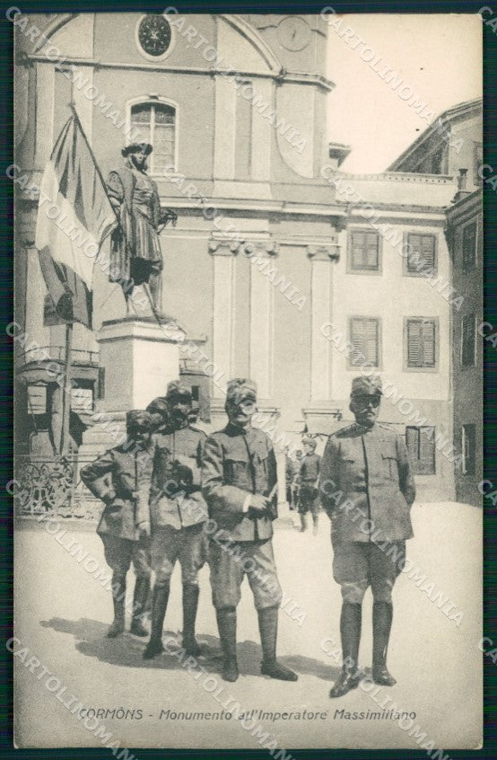 Gorizia Cormons Militari cartolina QZ9881 – fronte