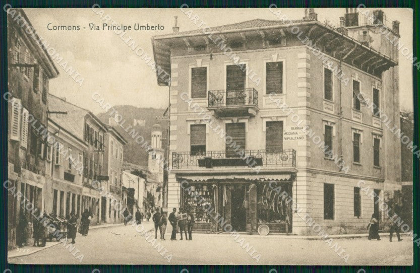 Gorizia Cormons RIFILATA cartolina QZ9882 – fronte