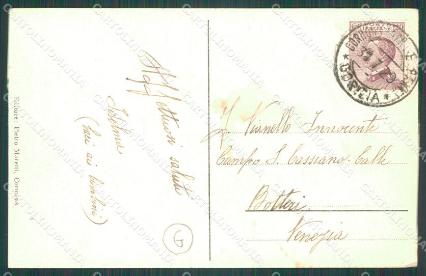 Gorizia Cormons RIFILATA cartolina QZ9882 – retro