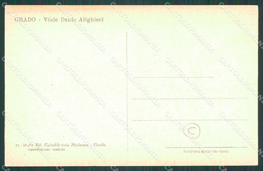 Gorizia Grado cartolina QZ9903 – retro