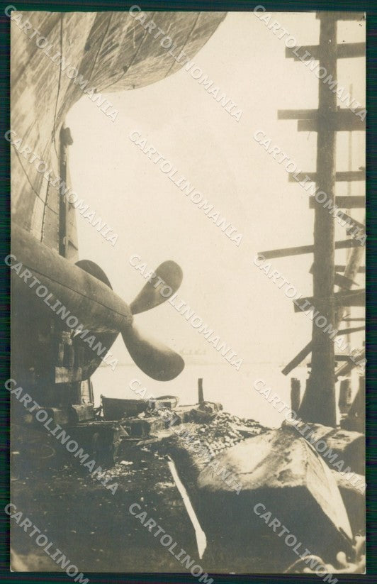 Gorizia Monfalcone Cantiere Navale Foto cartolina QZ9921 – fronte