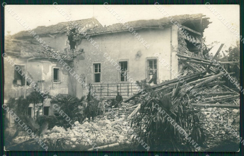 Gorizia Monfalcone Rovine Guerra Foto cartolina QZ9924 – fronte