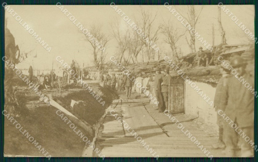 Gorizia Monfalcone Trincee Militari Foto cartolina QZ9928 – fronte
