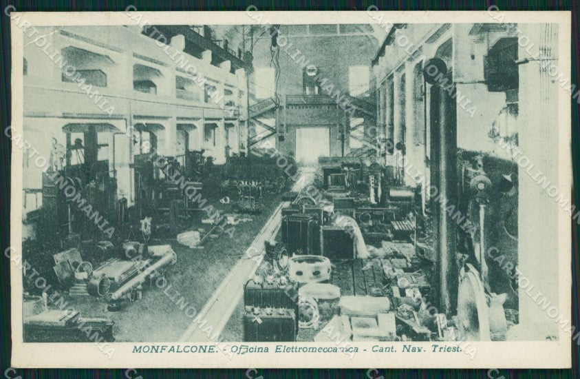 Gorizia Monfalcone PIEGHE cartolina QZ9932 – fronte