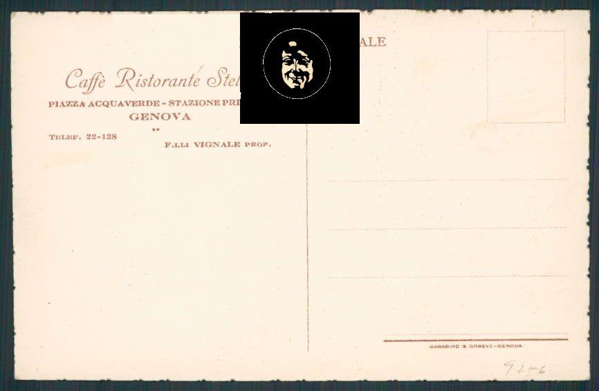 Genova cartolina RB0021 – retro