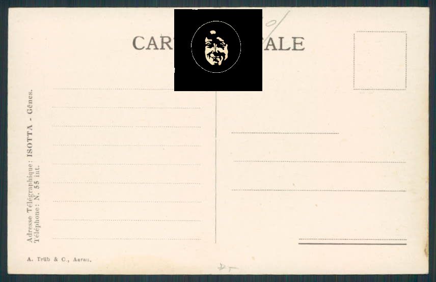 Genova cartolina RB0028 – retro