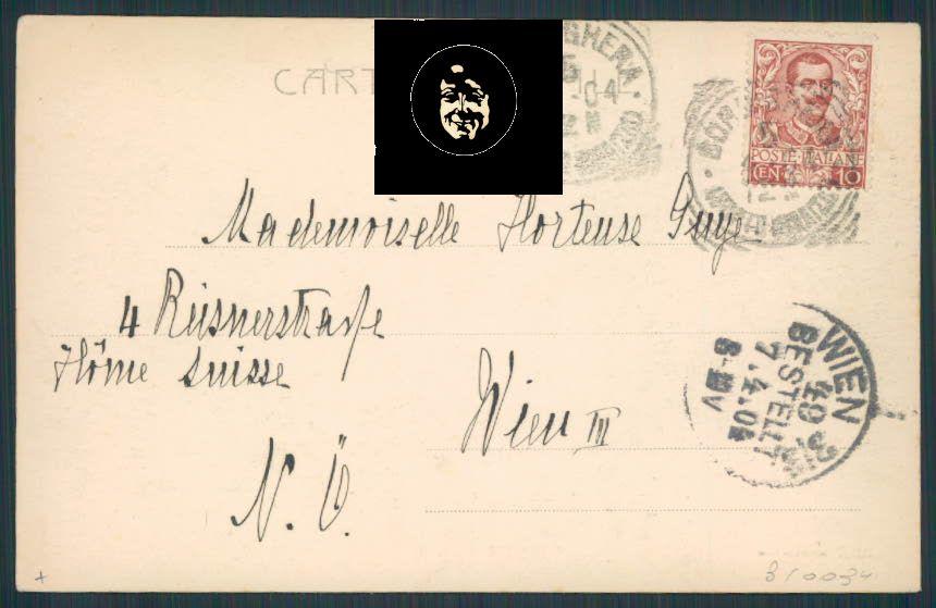 Imperia Bordighera cartolina RB0067 – retro