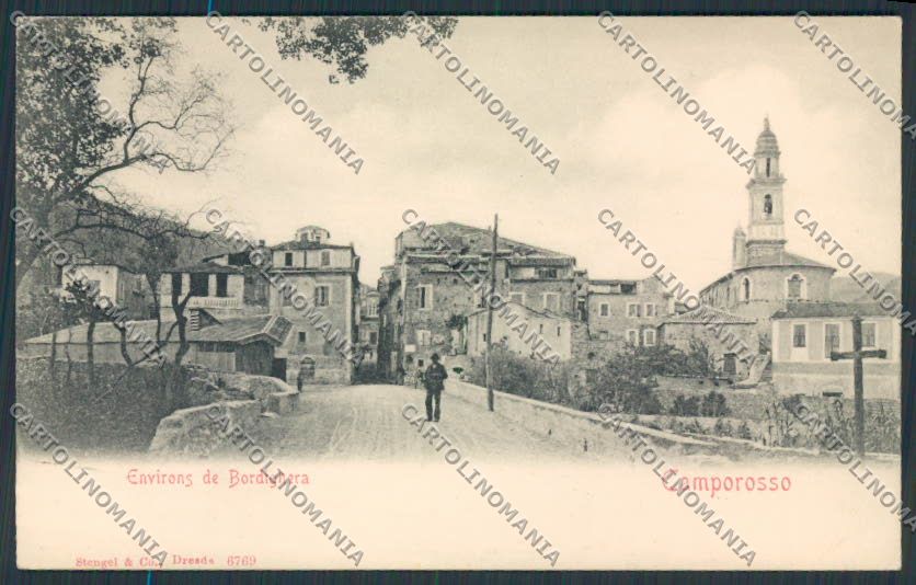 Imperia Bordighera cartolina RB0086 – fronte