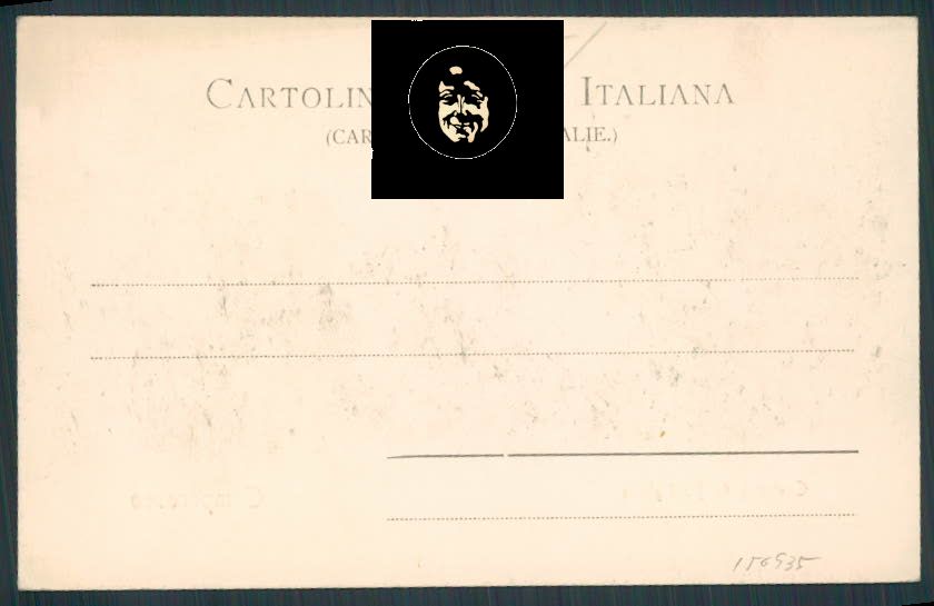 Imperia Bordighera cartolina RB0086 – retro