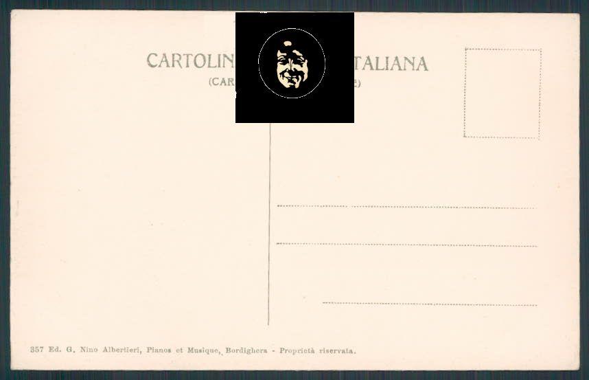 Imperia Bordighera cartolina RB0099 – retro