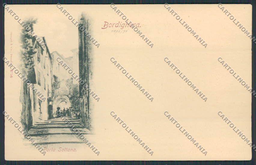 Imperia Bordighera cartolina RB0101 – fronte