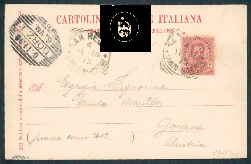 Imperia San Remo cartolina RB0115 – retro