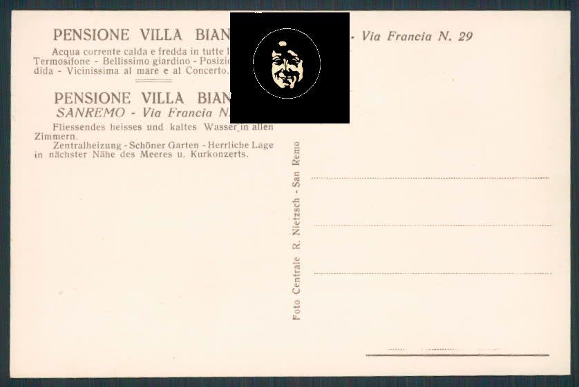 Imperia San Remo cartolina RB0135 – retro