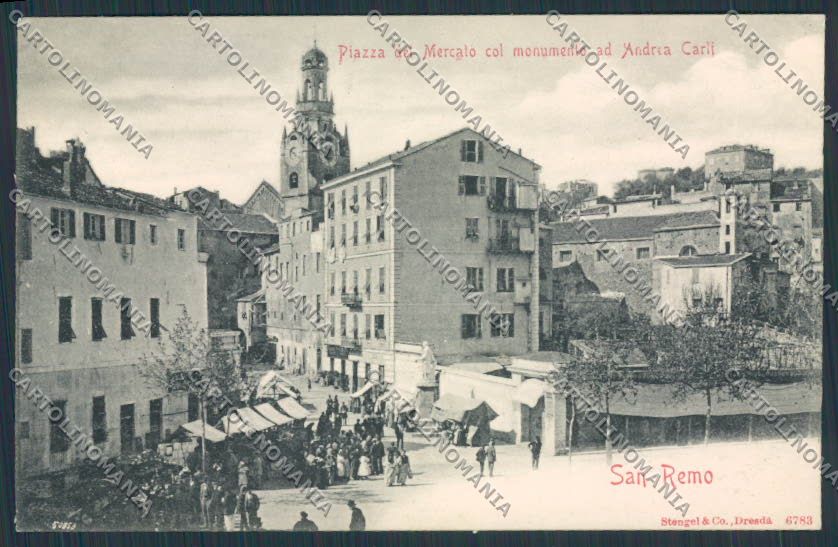 Imperia San Remo Mercato cartolina RB0154 – fronte