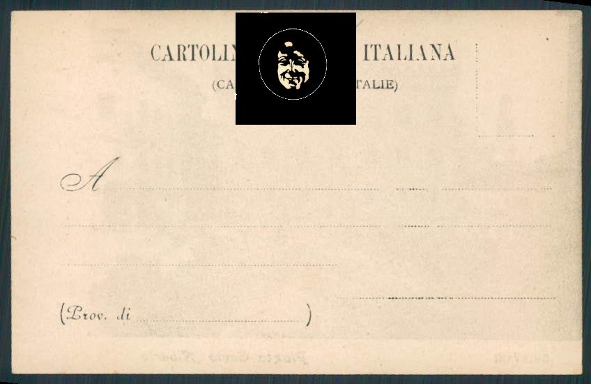 Genova Chiavari Mercato cartolina RB0160 – retro