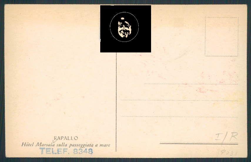 Genova Rapallo cartolina RB0165 – retro