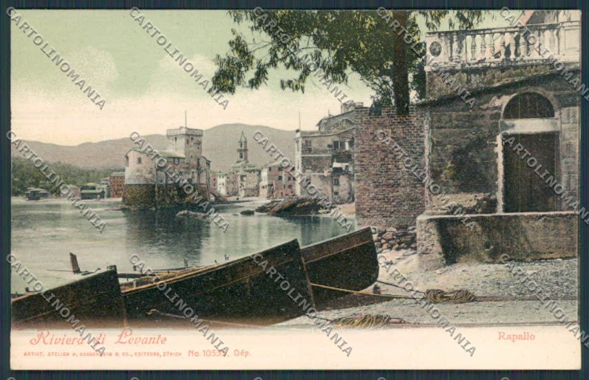 Genova Rapallo cartolina RB0172 – fronte