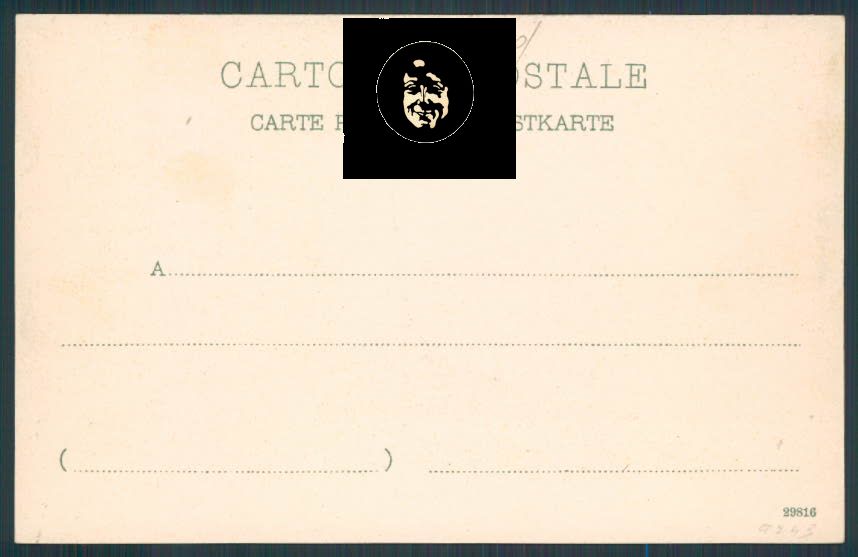 Genova Rapallo cartolina RB0172 – retro