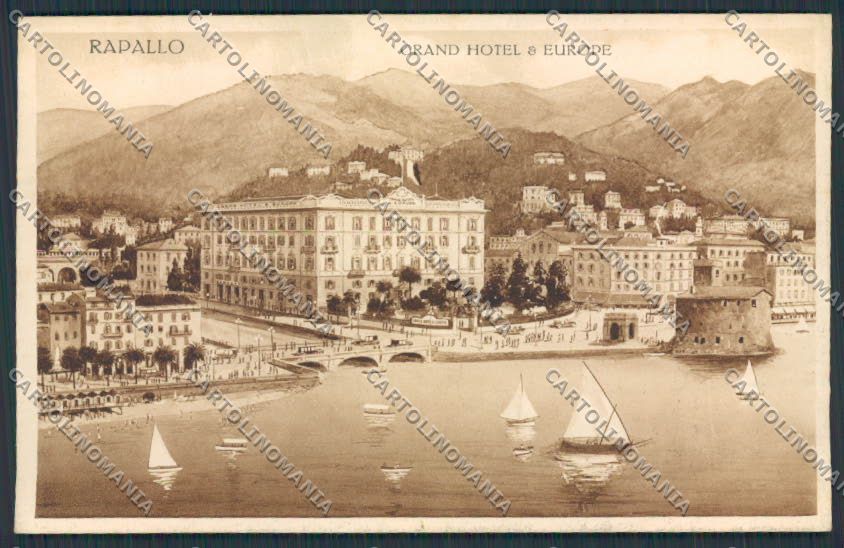 Genova Rapallo cartolina RB0174 – fronte