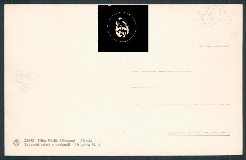 Savona Alassio cartolina RB0188 – retro