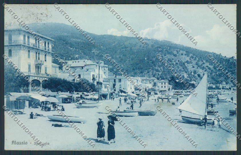Savona Alassio cartolina RB0189 – fronte