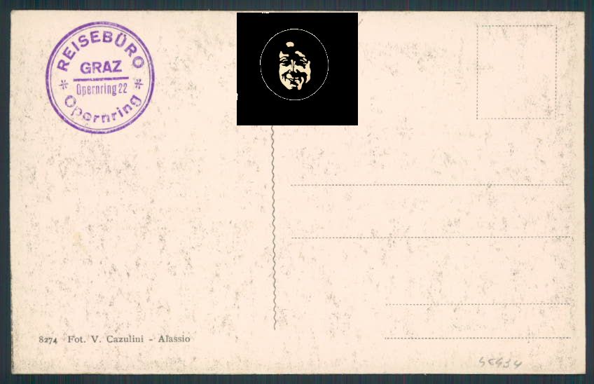 Savona Alassio cartolina RB0191 – retro