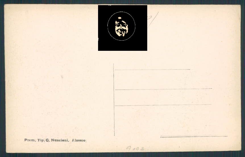 Savona Alassio cartolina RB0194 – retro