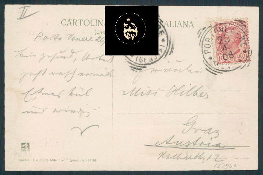 La Spezia cartolina RB0204 – retro