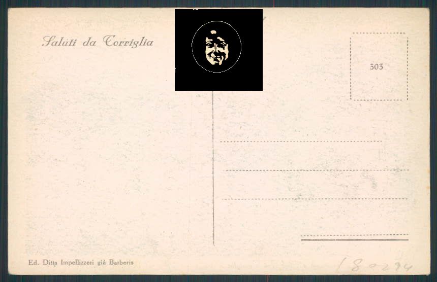 Genova Torriglia cartolina RB0273 – retro