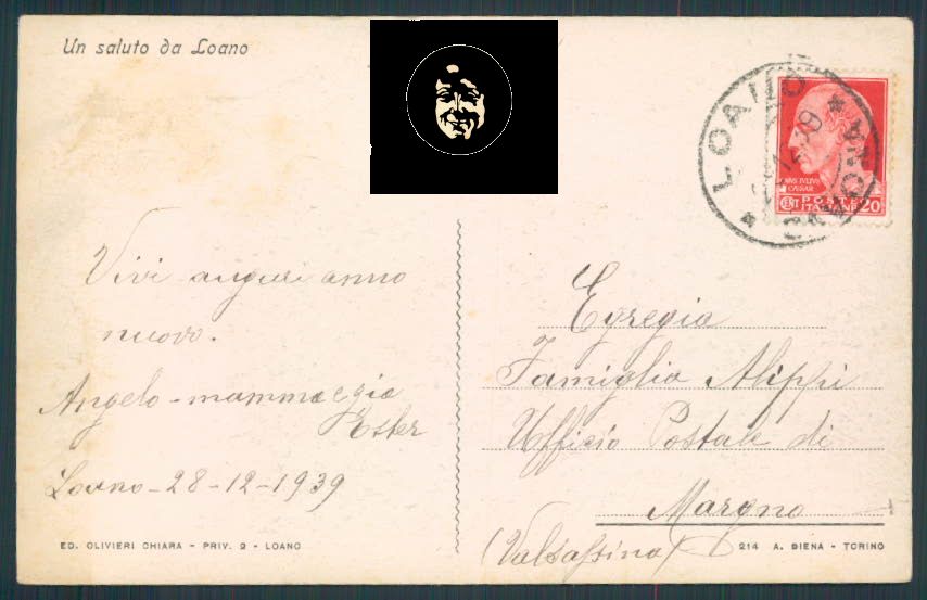 Savona Loano cartolina RB0277 – retro