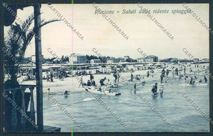 Rimini Riccione cartolina RB0302 – fronte