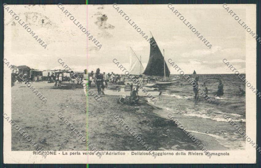 Rimini Riccione cartolina RB0305 – fronte