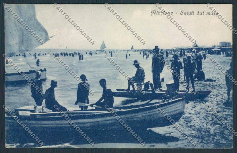Rimini Riccione cartolina RB0318 – fronte