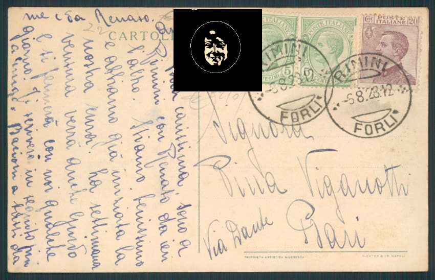 Rimini cartolina RB0323 – retro