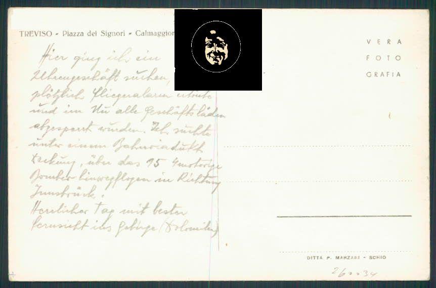 Treviso foto cartolina RB0363 – retro