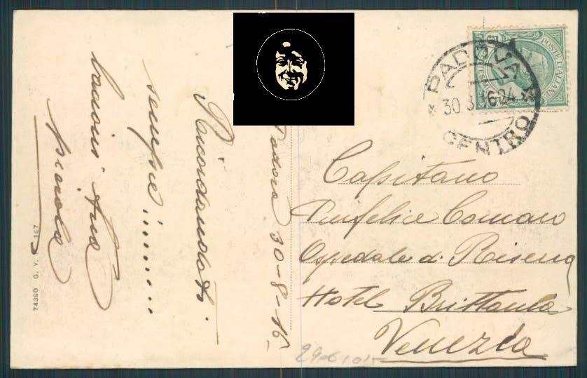 Padova cartolina RB0398 – retro