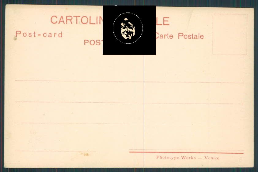 Venezia Burano Merletti cartolina RB0425 – retro