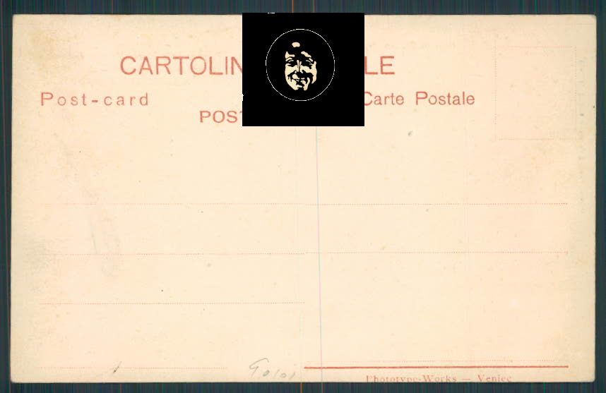 Venezia Burano Merletti cartolina RB0429 – retro