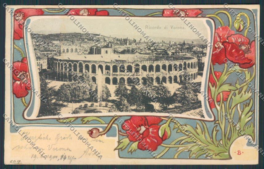 Verona cartolina RB0445 – fronte