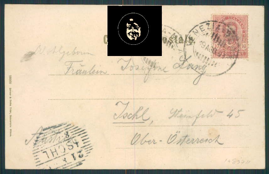 Verona cartolina RB0445 – retro