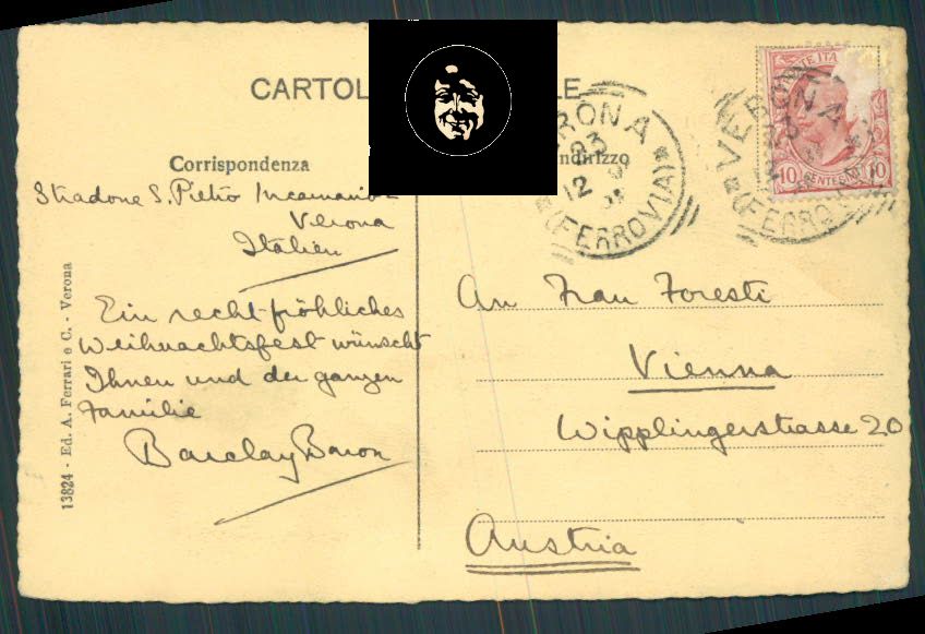 Verona cartolina RB0449 – retro