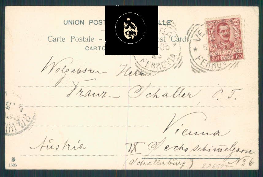 Verona cartolina RB0452 – retro
