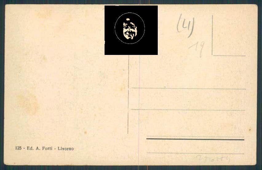 Livorno Montenero cartolina RB0461 – retro