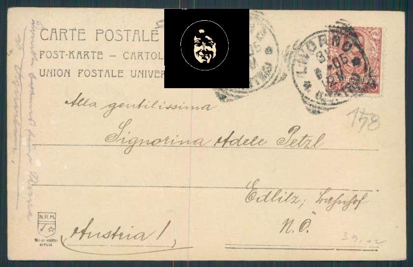 Livorno foto cartolina RB0466 – retro